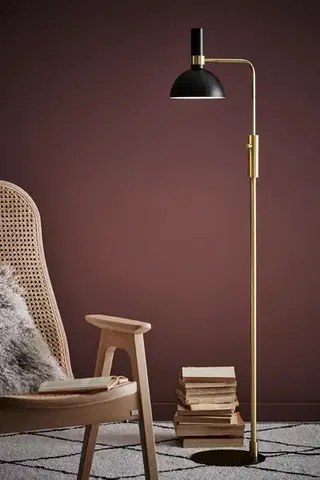 MARKSLOJD Markslöjd Larry stojací lampa černá/mosaz