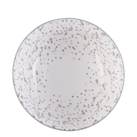 Miska na cereálie bílá / světle-šedá 17,8 cm - Basic - 490833