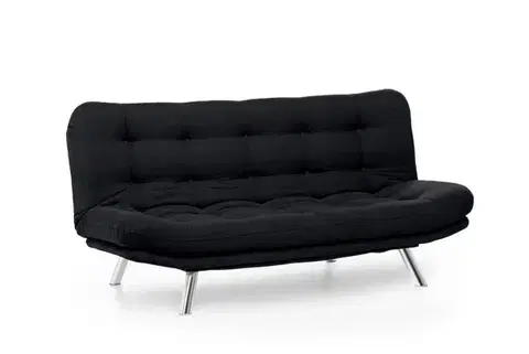 Trojmístná rozkládací pohovka Misa Sofabed - Black