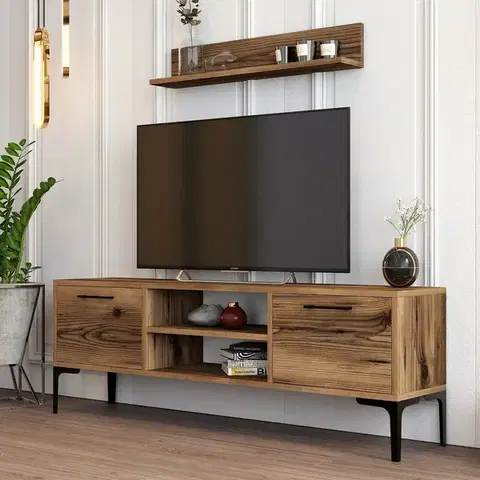 Televizní stolek Riga Walnut