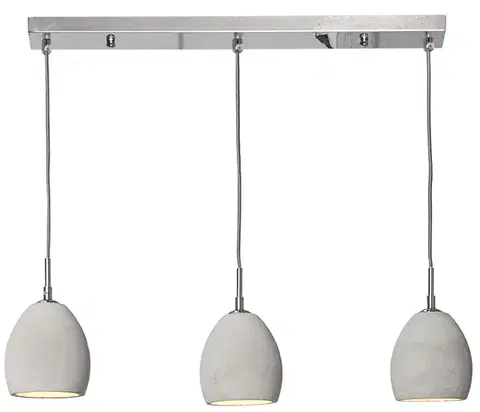 Estila Stylová závěsná lampa Cement