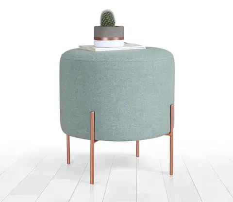 Hanah Home Taburet COPPER zelená
