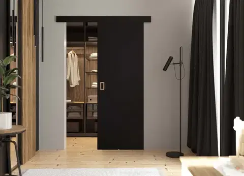 KIER Posuvné dveře WERDI | 90 cm Barva: Černá