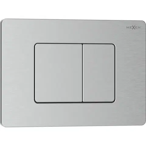 MEXEN Tex 05 splachovací tlačítko, inox 6105-10