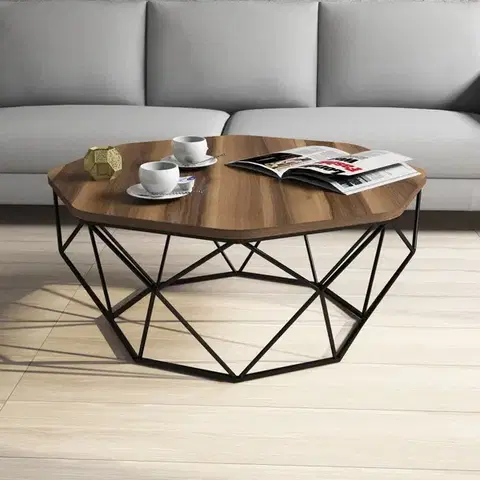 Konferenční stolek Diamond - Walnut