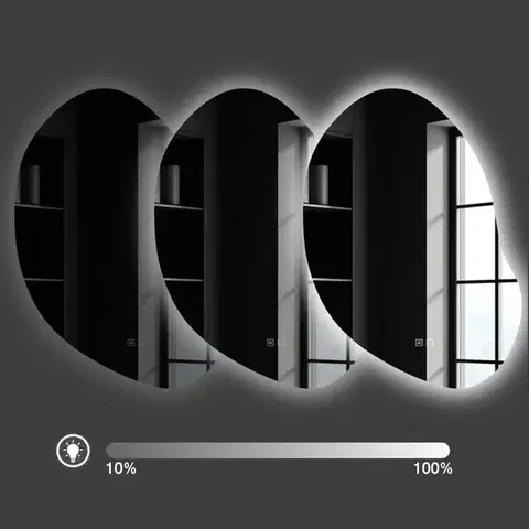 REA Zrcadlo LED 80x60cm CLOUD C HOM-05504