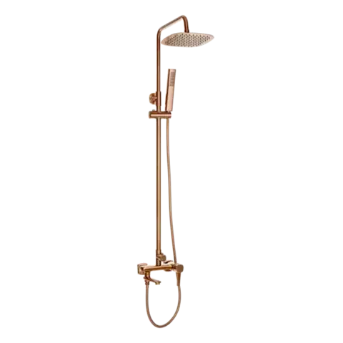 INVENA Sprchový sloup GLAMOUR, měď AU-05-B14-V
