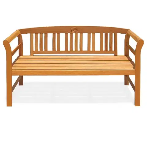 Zahradní lavice růžový eukalyptus Dekorhome