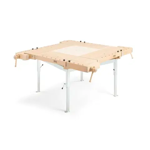 Hoblice FYRAN, pneumaticky nastavitelná výška, 1600x1600 mm, buk