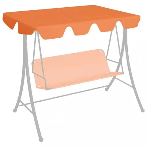 Stříška na zahradní houpačku 150/130x70/105 cm Dekorhome