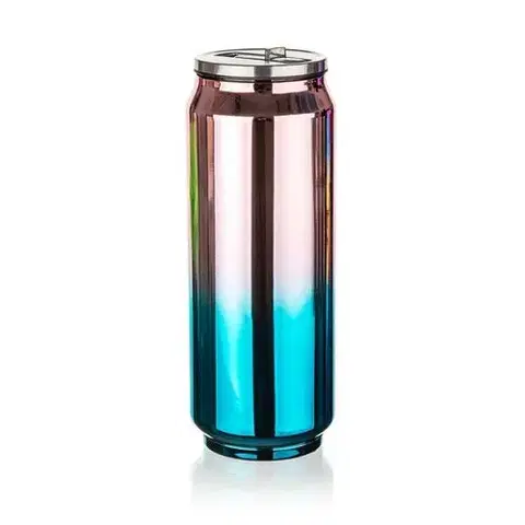 Banquet Termoska BE COOL 430 ml, zlatorůžová a modrozelená
