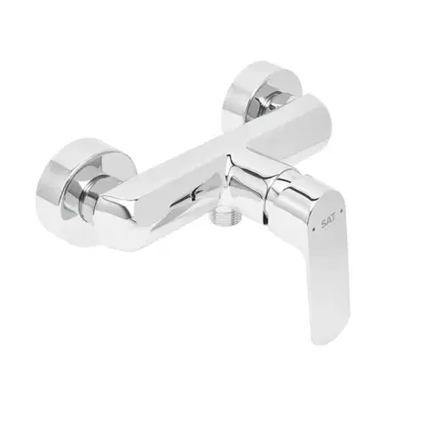 Sprchová baterie SAT Feel bez sprchového setu 150 mm chrom SATBSFEEL268 SATBSFEEL268