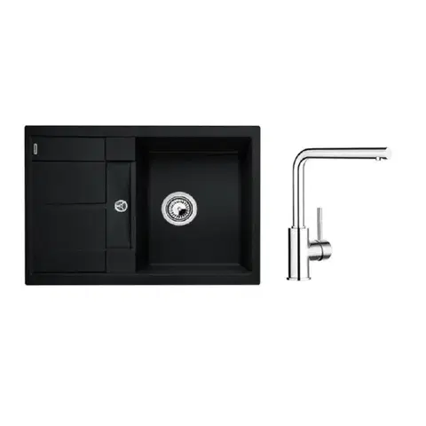 Set dřezu a baterie Blanco Metra 45 S 78x50 cm antracit SETB3 SETB3 SETB3