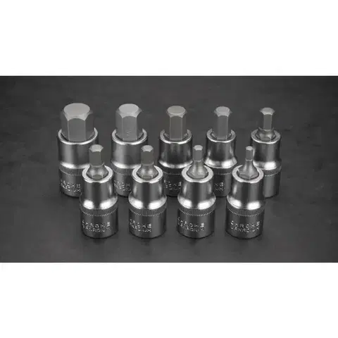 Sada 1/2" šestihranných bitů 55 mm 9 ks 08-705 NEO