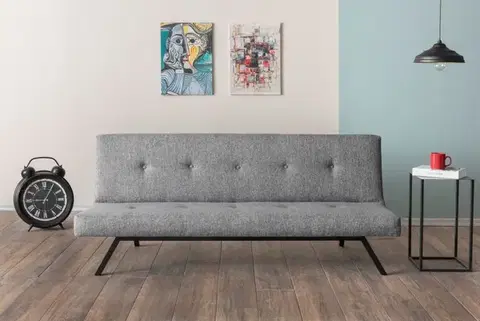 Trojmístná rozkládací pohovka Zola - Light Grey