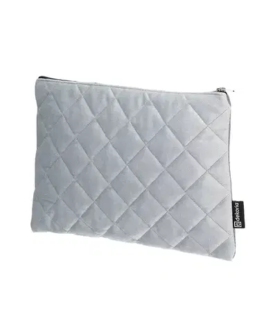 Pouzdro na tablet Velvet barva šedá látka lesklé, sametová
