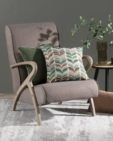 Sada 3 dekoračních polštářů Homely Folk green I
