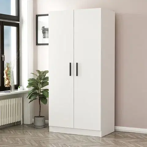 Šatní skříň Kale Chain White - 190