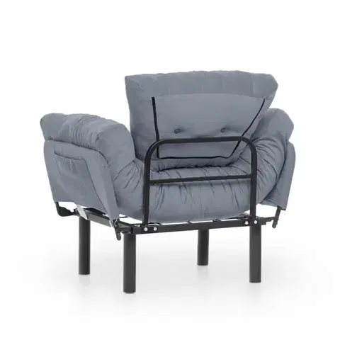 Křeslo ušák Nitta Single - Grey