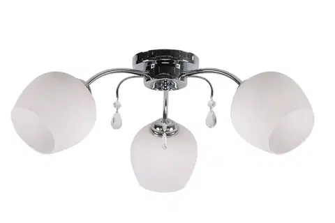 Stropní lampa Zachera 3x40W E27 bílá