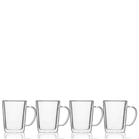Šálek BASIC Glas Double Wall 300 ml - set 4 ks - 321232