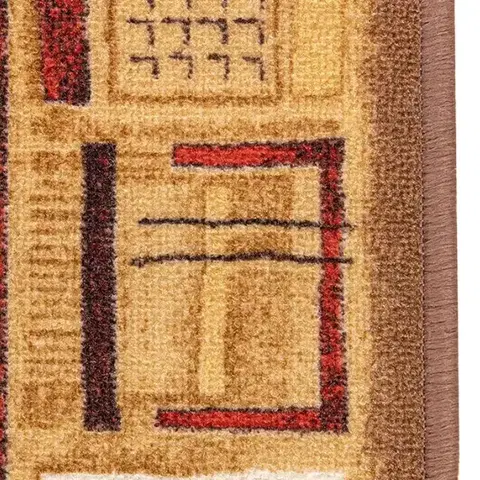 Associated Weavers, Protiskluzový běhoun na míru Jena 44, šíře 80 cm, hnědá, chodba / předsíň