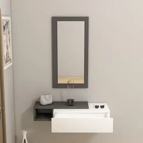 Příborník Vien - Anthracite, White