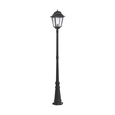 Klasická venkovní lucerna černá 220 cm IP44 - Big