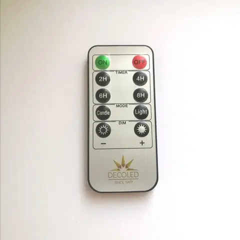 Dálkový ovladač na LED svíčky DECOLED