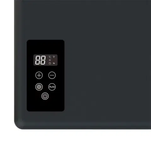 Mereo Elektrický sušák ručníků, 3 moduly, černý MT82B