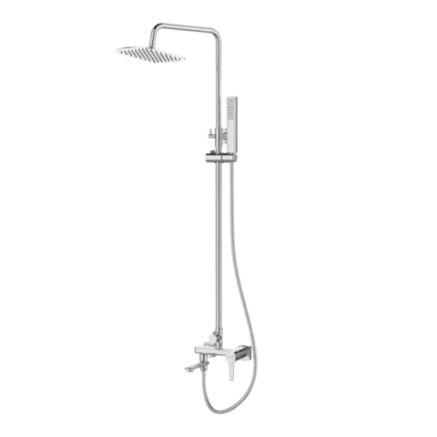 INVENA Sprchový sloup GLAMOUR TREND s baterií,  chrom AU-05-B01-V