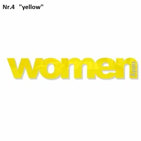 Dekorace na zeď Only Woman Černá