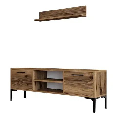 Televizní stolek Riga Walnut