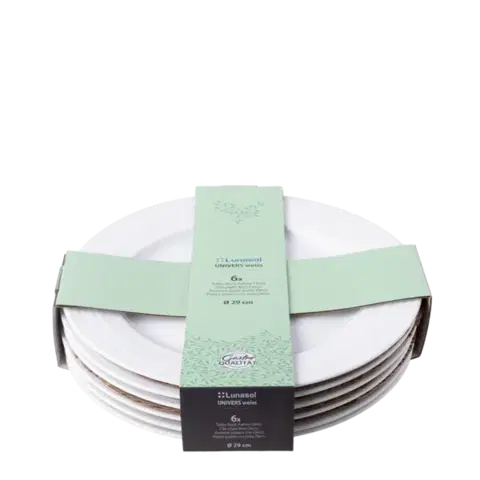 Talíř mělký Deco 29 cm set 6 ks — Univers bílý - 450320
