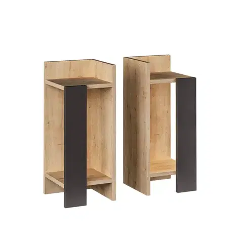 Noční stolek Elos Oak, 2 ks
