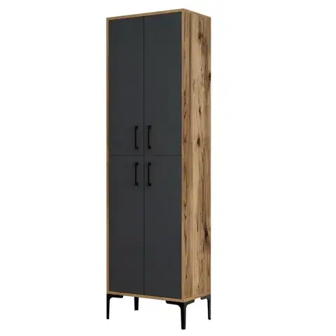 Skříň Berlin Walnut and Anthracite