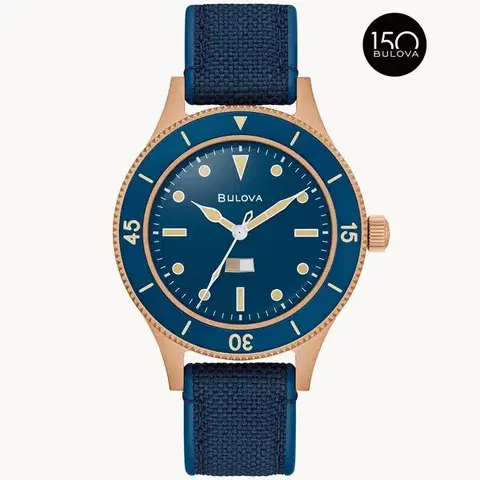 Bulova Mil-Ships 98A325 Bronze 150th Anniversary