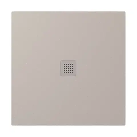 POLYSAN TRENECA vanička z litého mramoru s možností úpravy rozměru, 90x90cm, béžová mat 84300.81