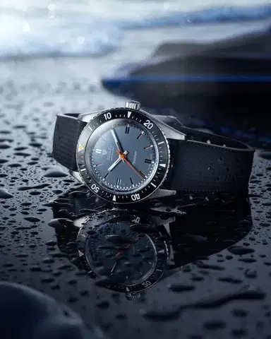 Nivada Grenchen Aquamar Grey - Flat Link Bracelet