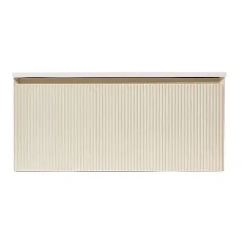 Koupelnová skříňka s umyvadlem Naturel Austen 80x35x52 cm beige mat Naturel Austen80BG AUSTEN80BG