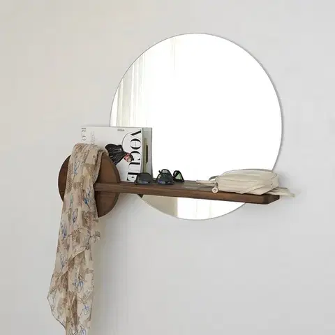 Zrcadlo Points - Walnut