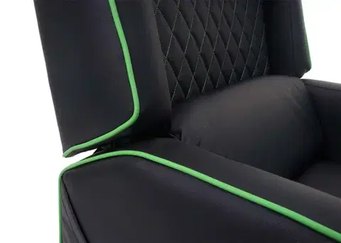 Relaxační křeslo s podnožkou Dekorhome