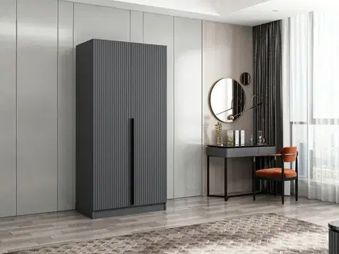 Šatní skříň Kale Plus Membrane Anthracite - 210