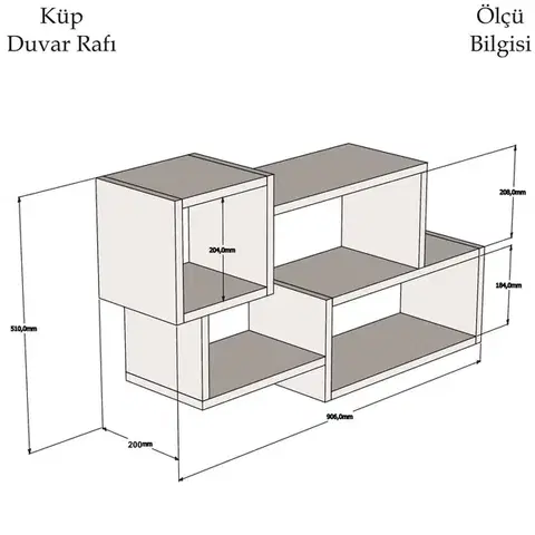 Polička Afro Walnut