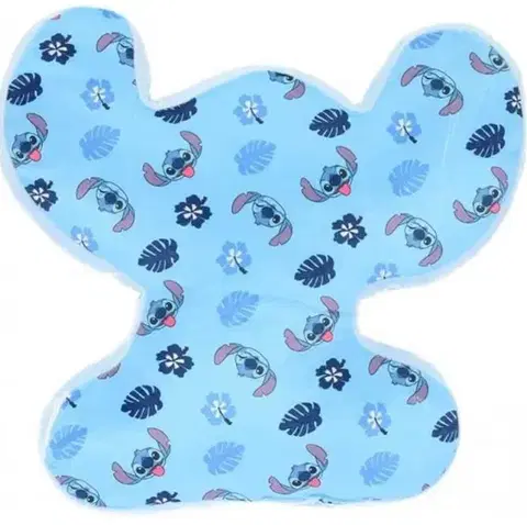 3D mikroplyšový dětský polštářek Lilo and Stitch modrý Setino