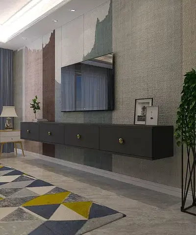 TV stolek Zuzu Double - Anthracite