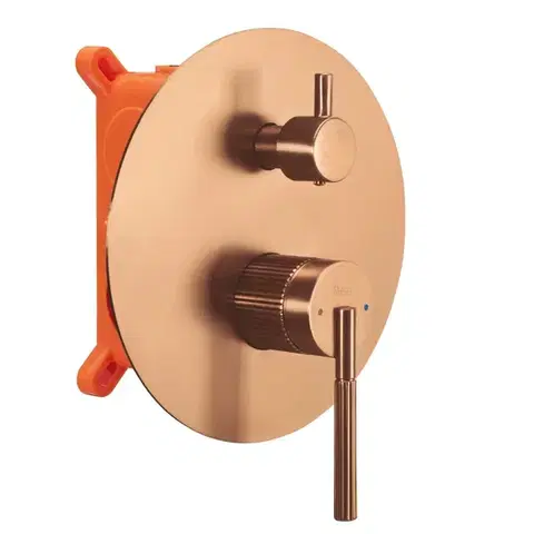 REA Podomítková sprchová sada Argon Brush Copper  + BOX REA-P4330