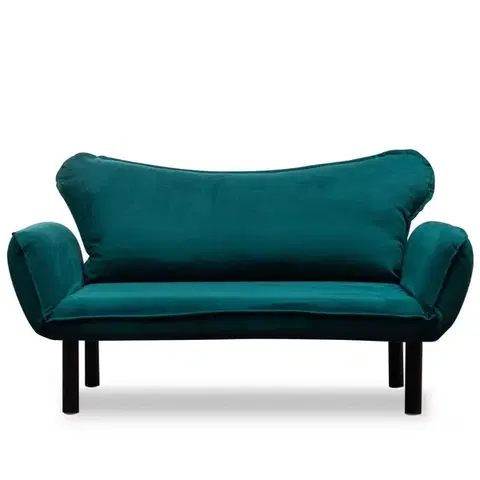 Dvoumístná rozkládací pohovka Chatto - Petrol Blue