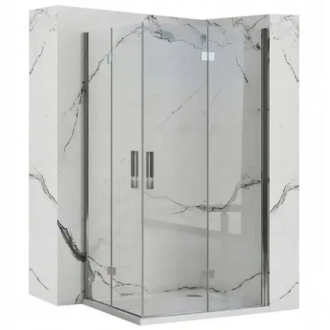 REA/S Sprchová kabina Molier Chrome Double 80x80 KPL-K6368