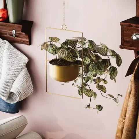 Dekorativní květináč Parapet - Gold